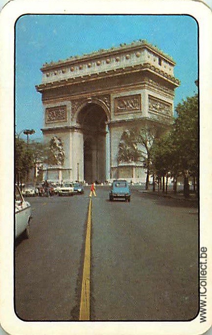 Single Swap Playing Cards Country Arc de Triomphe (PS20-39D) - Click Image to Close