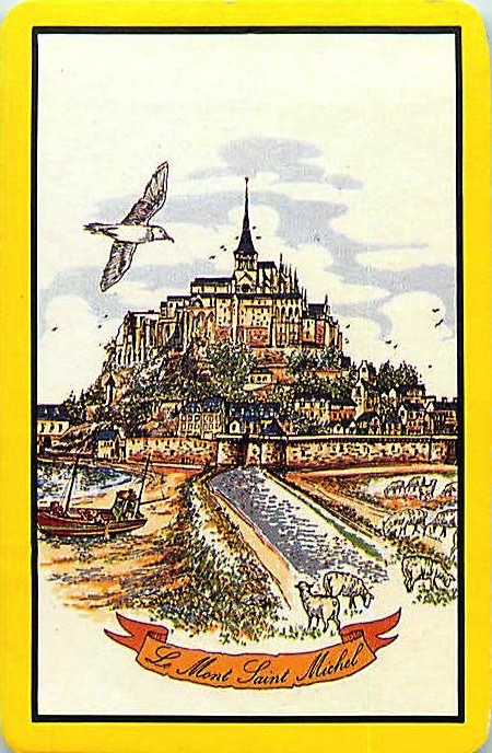 Single Playing Cards Country France Mont St Michel (PS16-09D) - Click Image to Close