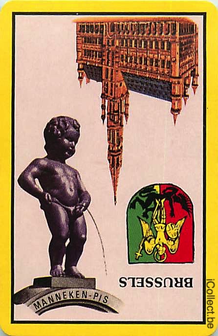 Single Swap Playing Cards Country Manneken Pis (PS15-01D) - Click Image to Close