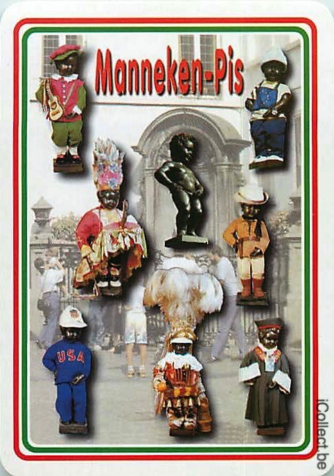Single Playing Cards Country Manneken Pis (PS15-04I)