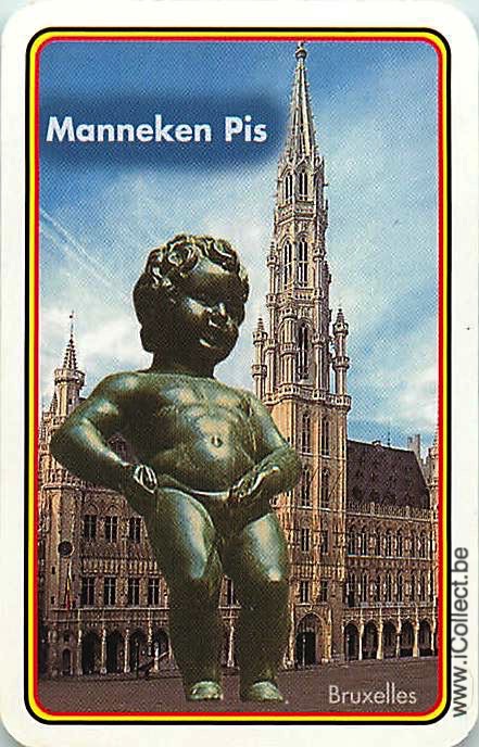 Single Swap Playing Cards Country Mannekepis (PS05-21G)
