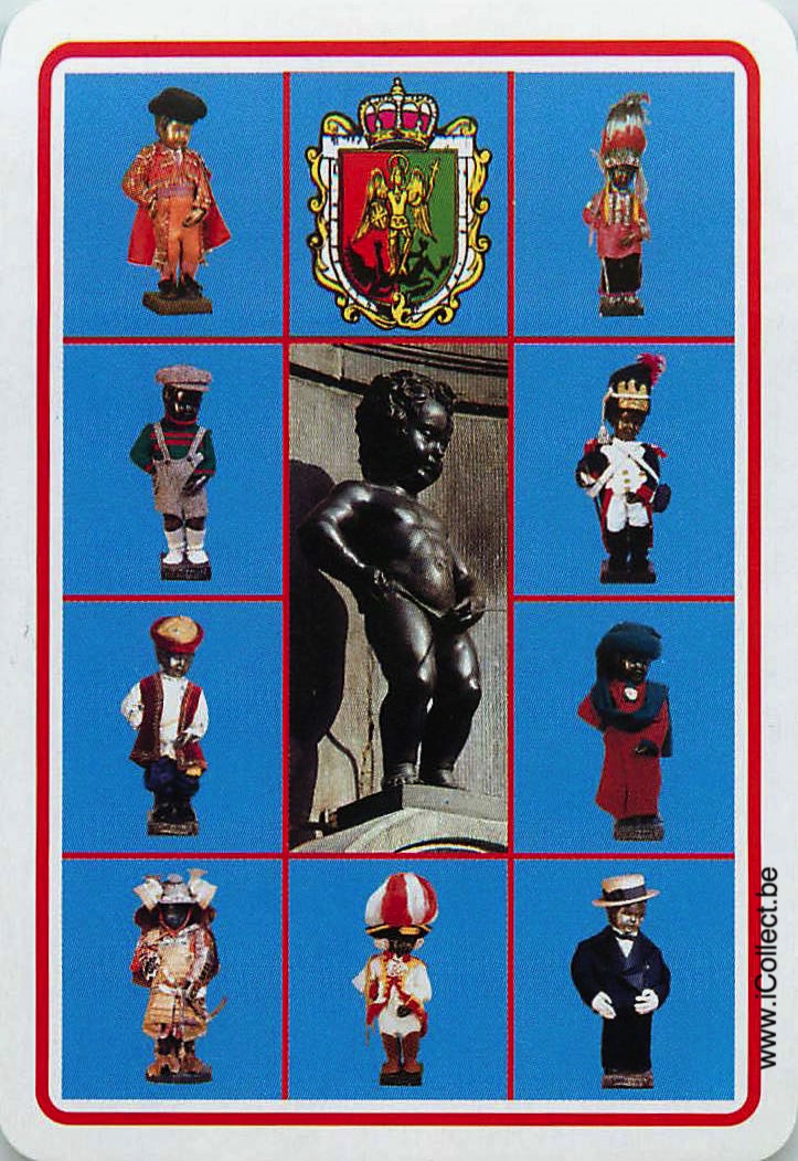 Single Swap Playing Cards Country Manneken Pis (PS02-11D)