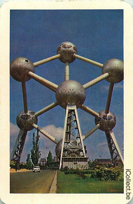 Single Swap Playing Cards Brussels Atomium (PS15-10I) - Click Image to Close