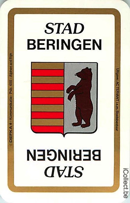 Single Swap Playing Cards Beringen Belgium (PS15-15F)