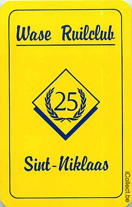 Single Swap Playing Cards Sint-Niklaas Belgium (PS15-17B)