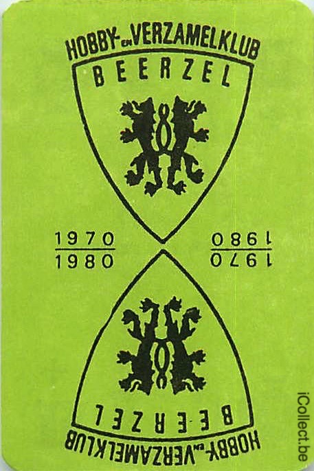 Single Swap Playing Cards Beerzel Belgium (PS15-17C) - Click Image to Close