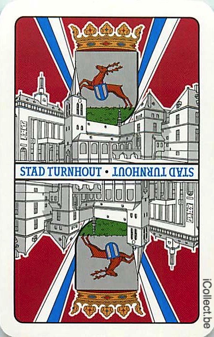 Single Swap Playing Cards Turnhout Stad Belgium (PS15-17G)