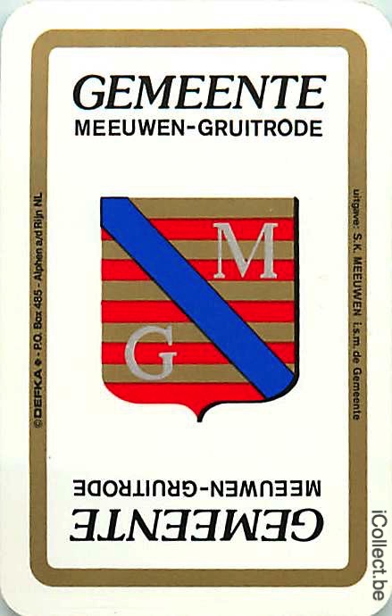 Single Swap Playing Cards Country Belgium Meeuwen (PS17-18C)