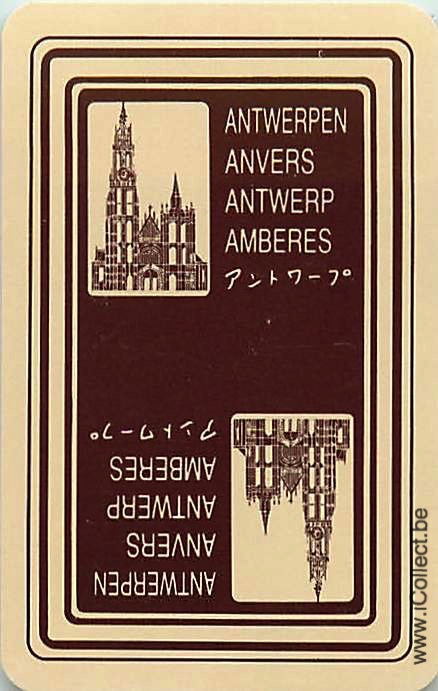 Single Swap Playing Cards Country Antwerpen (PS05-31I) - Click Image to Close