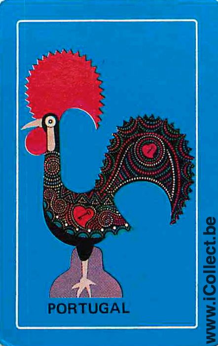 Single Swap Playing Cards Portugal Cock (PS10-24H)
