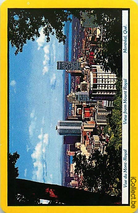Single Playing Cards Country Canada Montreal (PS17-01C)
