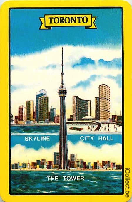 Single Playing Cards Country Canada Toronto (PS17-01H)