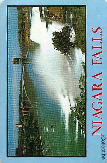 Single Playing Cards Country Canada Niagara Falls (PS17-02I) - Click Image to Close