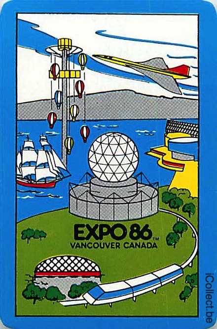 Single Playing Cards Country Canada Vancouver (PS17-04A)
