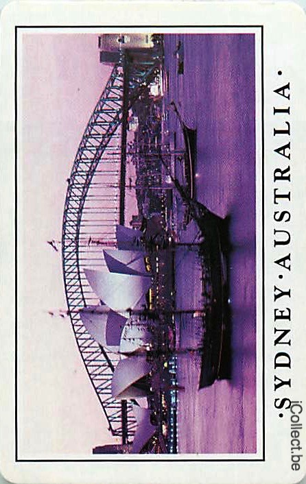 Single Playing Cards Country Australia Sydney (PS14-30C) - Click Image to Close