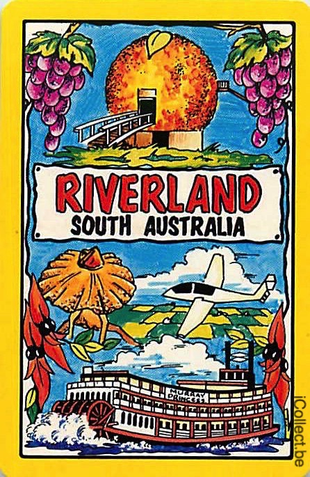 Single Playing Cards Country Australia Riverland South (PS14-40E