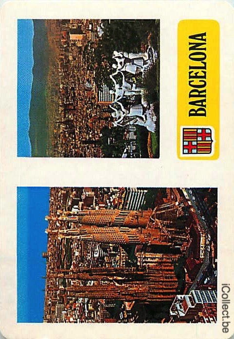 Single Swap Playing Cards Country Spain Barcelona (PS17-17F)