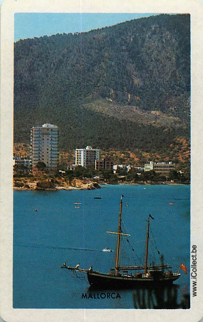 Single Swap Playing Cards Country Mallorca Spain (PS15-09E) - Click Image to Close