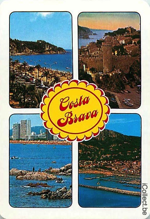 Single Swap Playing Cards Country Spain Costa Brava (PS17-07F)