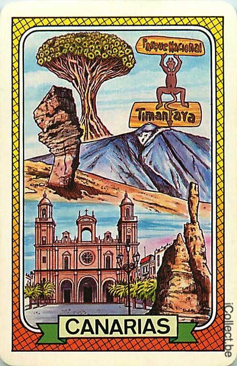 Single Playing Cards Country Spain Canarias (PS17-08A)