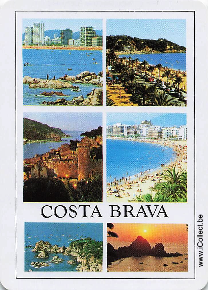 Single Swap Playing Cards Country Spain Costa Brava (PS04-01F)