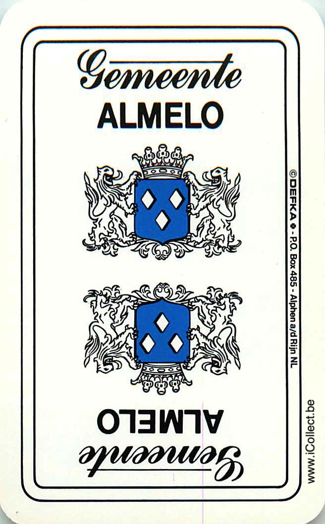 Single Swap Playing Cards Country Almelo NL (PS07-13F)