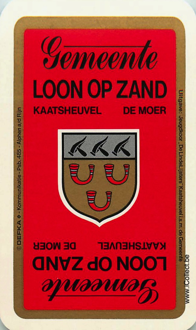 Single Swap Playing Cards Country Loon op Zand NL (PS07-22G) - Click Image to Close