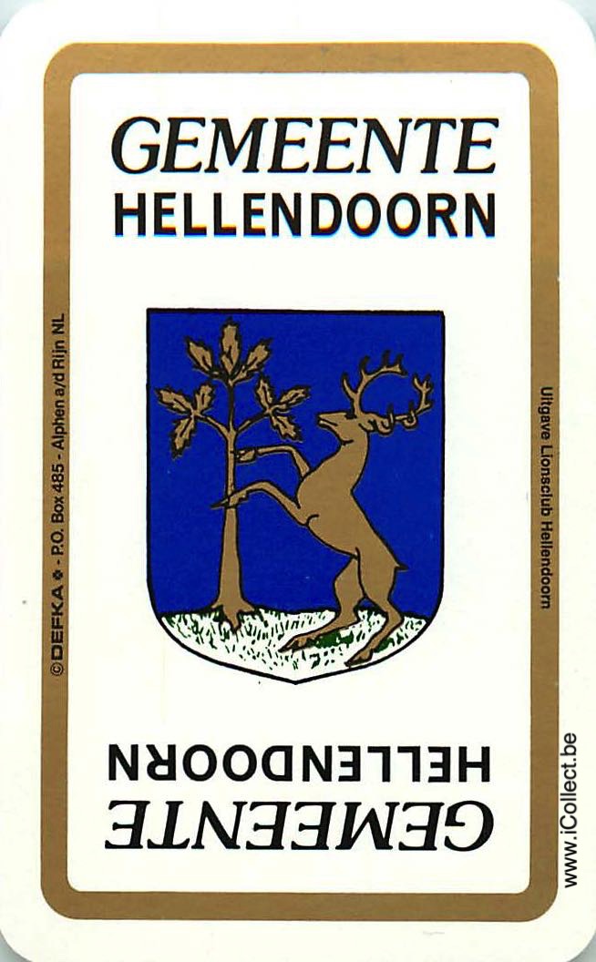Single Swap Playing Cards Country Hellendoorn (PS07-15C)