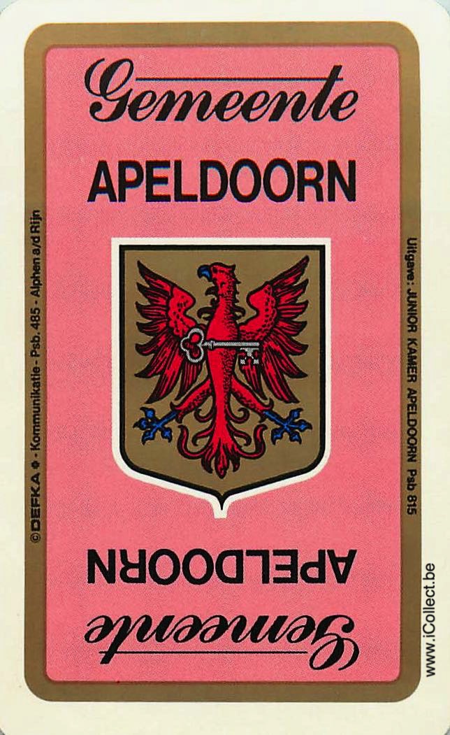 Single Swap Playing Cards Country Apeldoorn (PS07-16A)