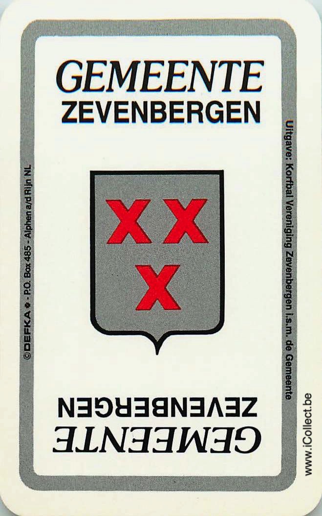Single Swap Playing Cards Country Zevenbergen (PS07-17A)
