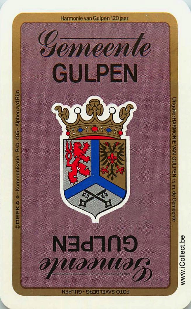 Single Swap Playing Cards Country Gulpen (PS07-25A) - Click Image to Close