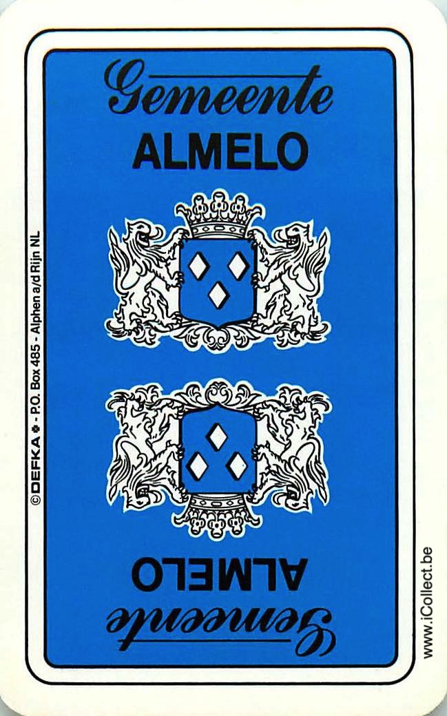 Single Swap Playing Cards Country Almelo (PS07-26E)