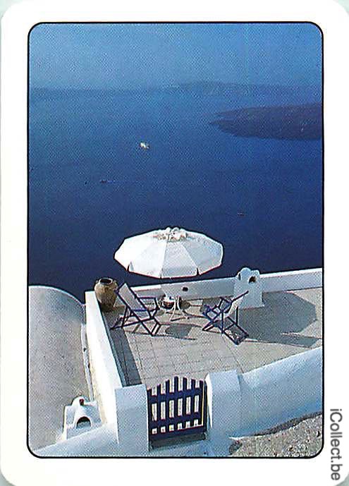 Single Playing Cards Country Greece Island (PS17-10G)
