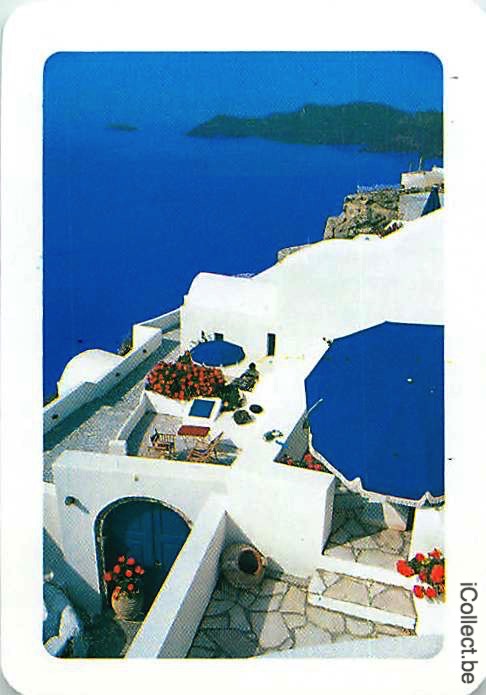 Single Playing Cards Country Greece Island (PS17-11F)