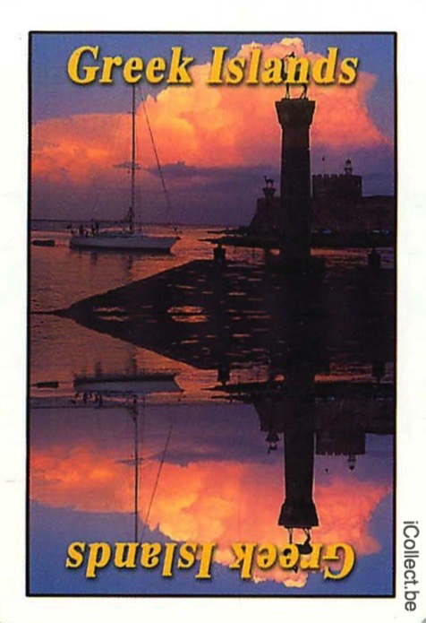Single Playing Cards Country Greece Island (PS17-11G) - Click Image to Close