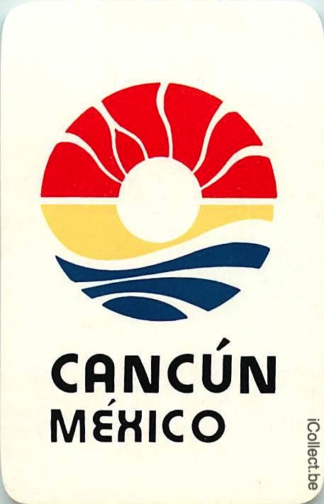 Single Swap Playing Cards Country Mexico Cancun (PS17-22I)