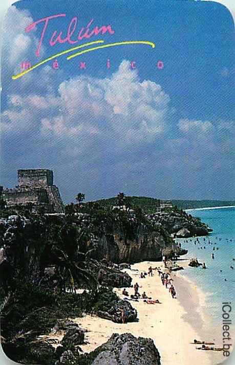 Single Swap Playing Cards Country Mexico Tulum (PS17-23C) - Click Image to Close