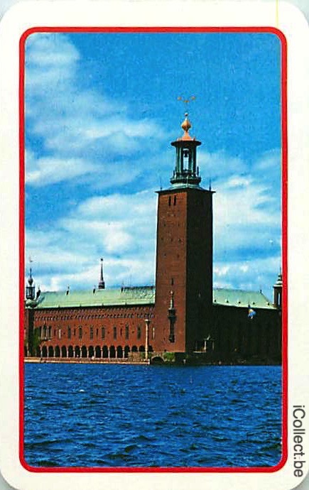 Single Swap Playing Cards Country Sweden Stockholm (PS17-24D) - Click Image to Close