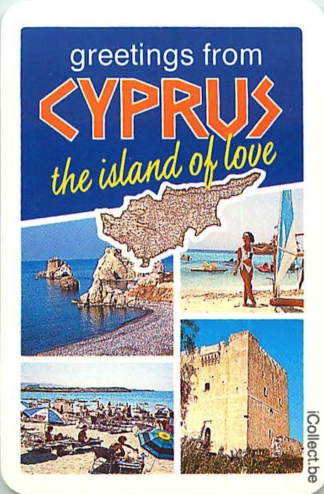 Single Swap Playing Cards Country Cyprus (PS17-25I)