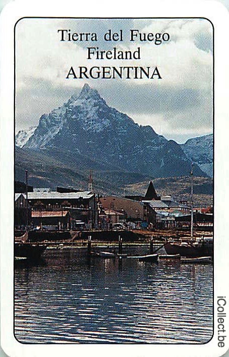 Single Swap Playing Cards Country Argentina Lake (PS17-27C) - Click Image to Close
