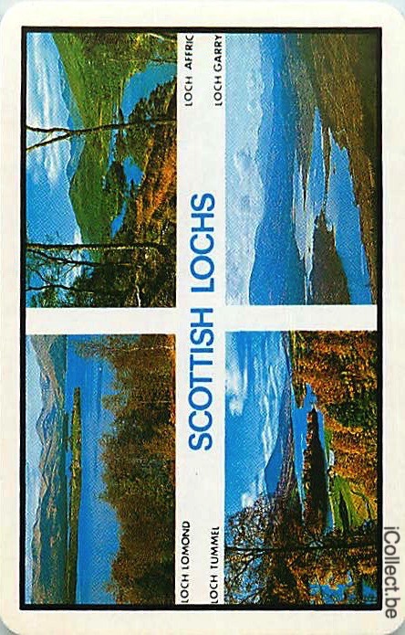 Single Swap Playing Cards Country Scottish Lochs (PS17-27D)