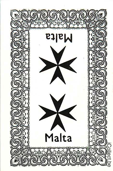 Single Swap Playing Cards Country Malta (PS17-28B)