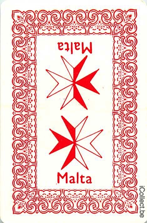 Single Swap Playing Cards Country Malta (PS17-28C)