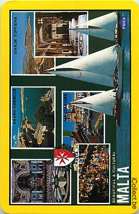 Single Swap Playing Cards Country Malta (PS17-28E)