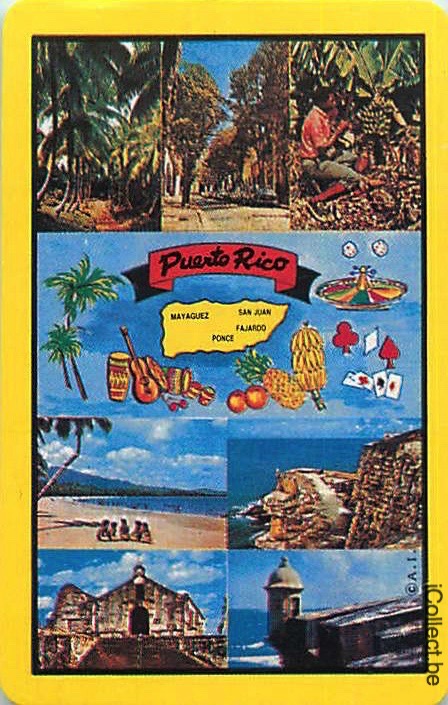 Single Swap Playing Cards Country Puerto Rico (PS17-28I) - Click Image to Close