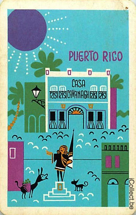 Single Swap Playing Cards Country Puerto Rico (PS17-29A)