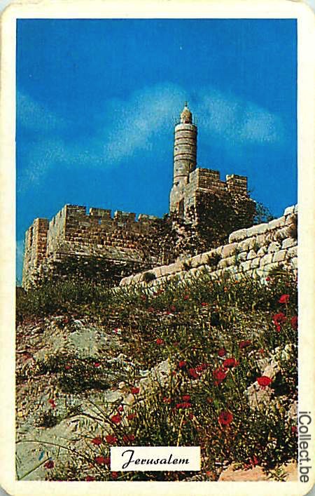 Single Swap Playing Cards Country Israel Jerusalem (PS17-30I) - Click Image to Close