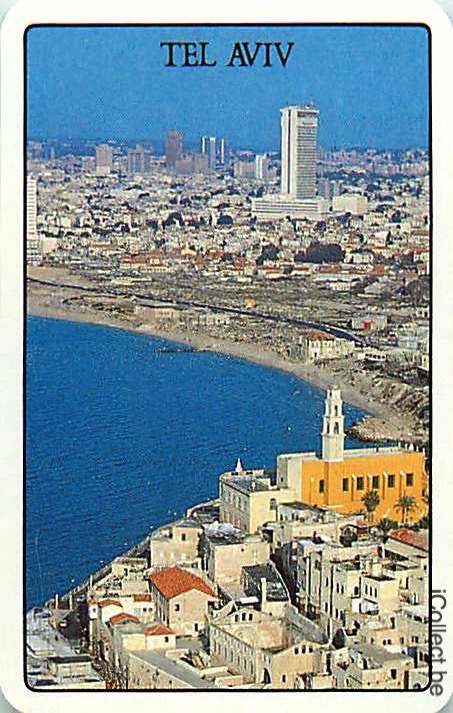Single Swap Playing Cards Country Israel Tel Aviv (PS17-31B) - Click Image to Close