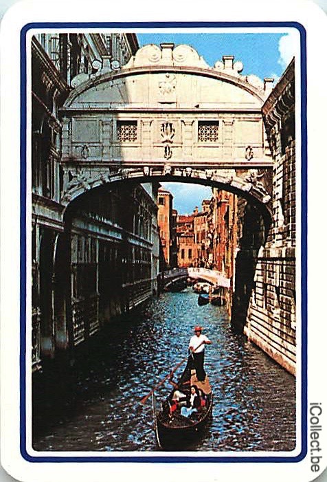 Single Swap Playing Cards Country Italy Venice (PS17-31F)
