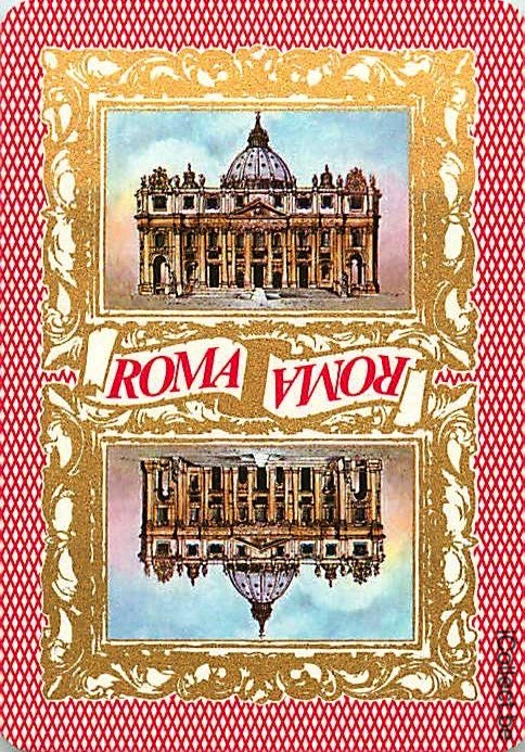 Single Swap Playing Cards Country Italy Roma (PS17-32D)